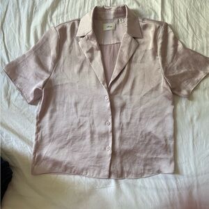 Wilfred Light Pink Button-Down Shirt